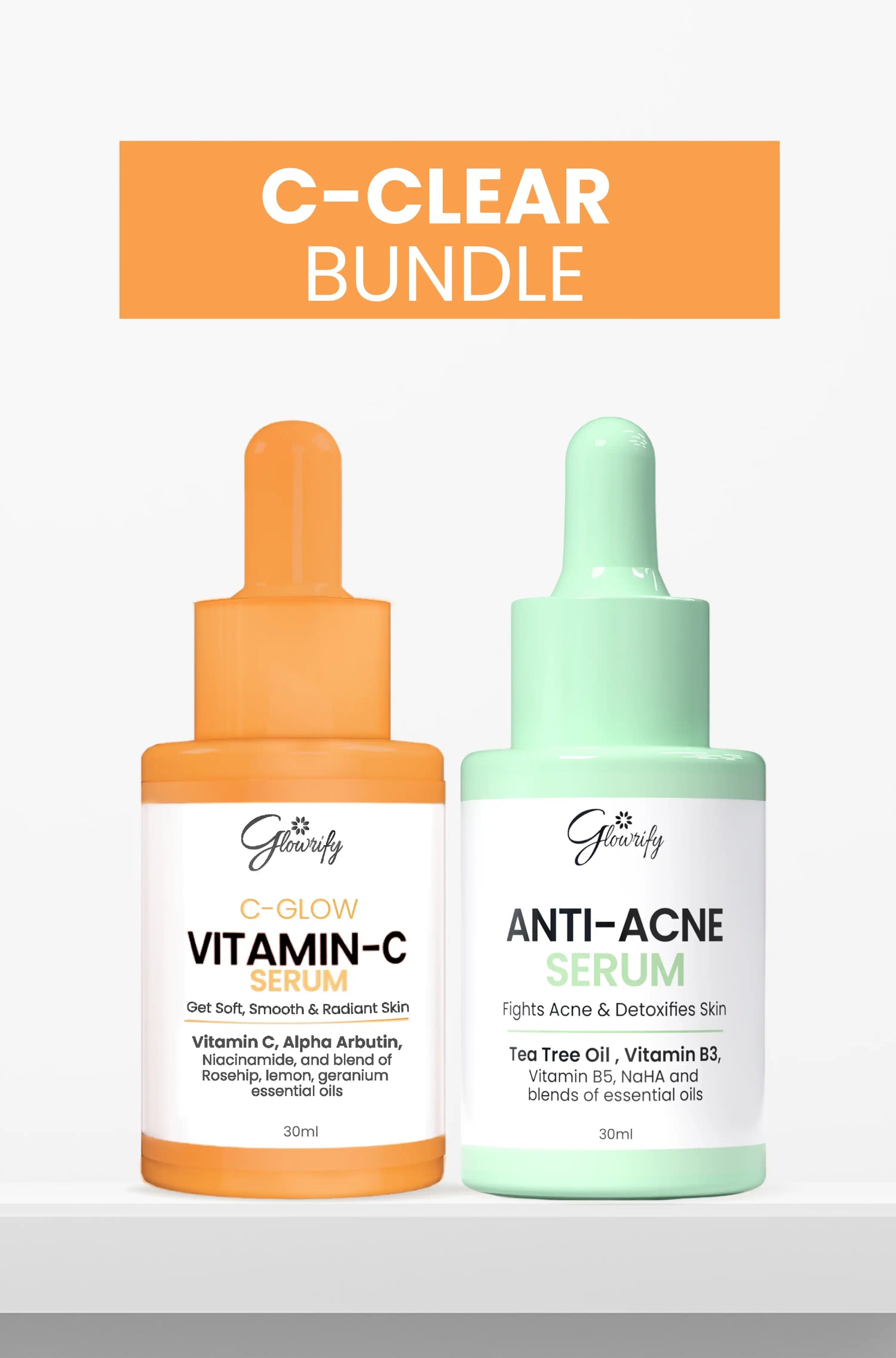 C - Clear Bundle ( C-Glow + Anti-Acne)
