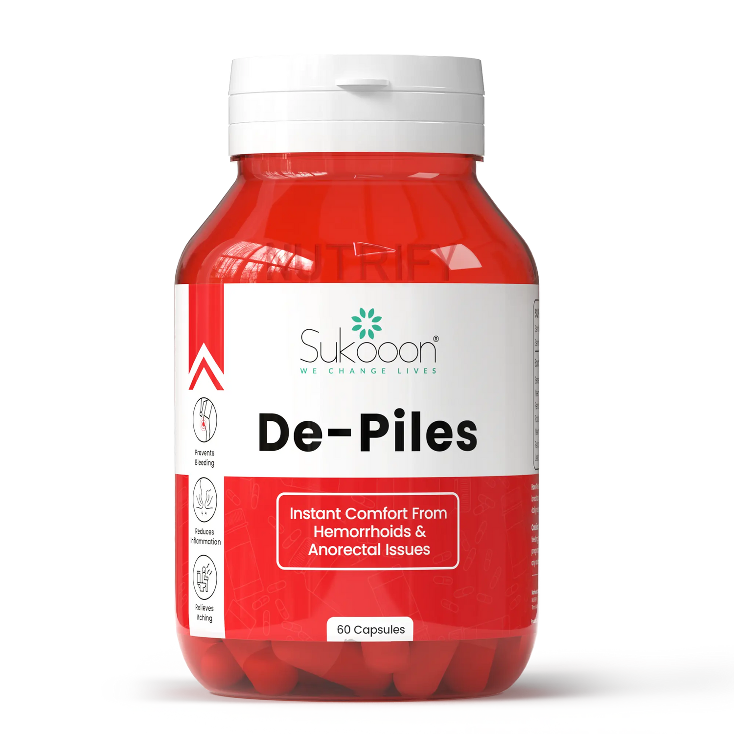 De-Piles Capsules | Digestive & Internal Comfort Support Formula