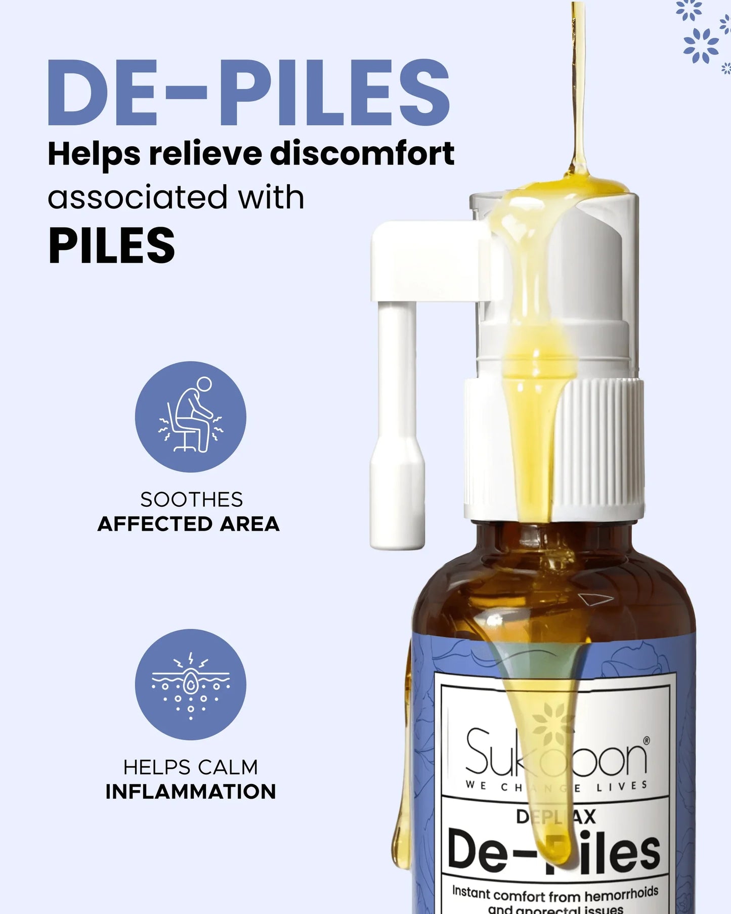 De-Piles | Natural Oil Blend for Gentle Wellness & Comfort Support
