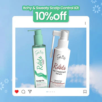 Roots Refreshing Hair Care Bundle (Roots Hair Serum 120ml + Roots Scalp Care Shampoo 200ml)