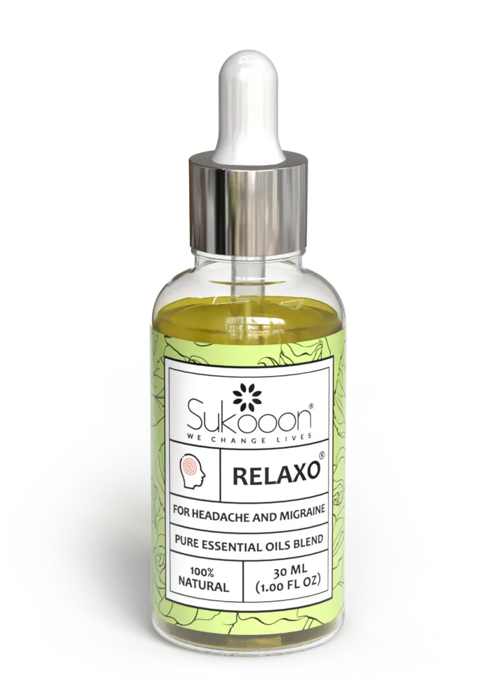 RELAXO Essential Oil Blend | Natural Treatment For Headaches, Migraines, Anxiety, PTSD & OCD