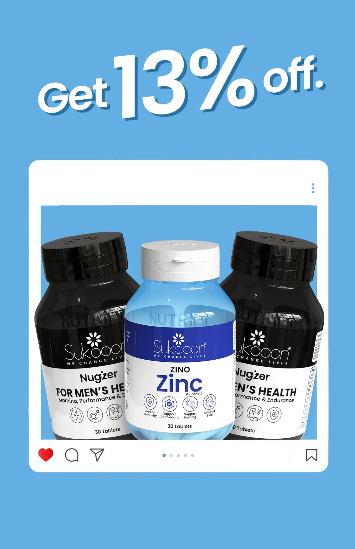 Nugizer Tablet + Zino Tablets | Buy 2 Get 1 Free