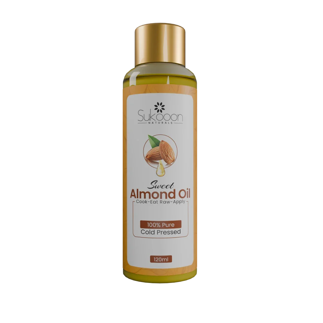Sweet Almond Oil | 120ml 100% Pure Cold Pressed Oil